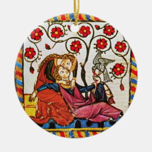 Valentijnsdag VOOR ETERNAL VERLIES Keramisch Ornament