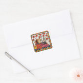 Valentijnsdag VOOR ETERNAL VERLIES Vierkante Sticker (Envelop)