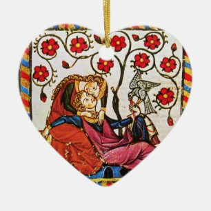 Valentijnsdag VOOR ETERNALE LAPTOP Keramisch Ornament