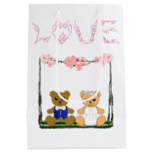 Valentijnsdag voor Gift Bag Medium Cadeauzakje (Achterkant)