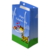 Valentijnsdag voor Giraffe en vlinder