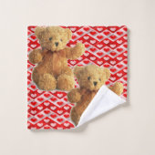 Valentijnsdag voor handdoeken, Teddy Bear Bad Handdoek (Wasdoekje)