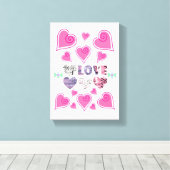 Valentijnsdag voor het afdrukken van gerasterd Can (Insitu (Houten vloer))