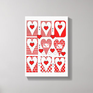 Valentijnsdag voor het afdrukken van gerasterd Can