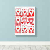 Valentijnsdag voor het afdrukken van gerasterd Can (Insitu (Houten vloer))