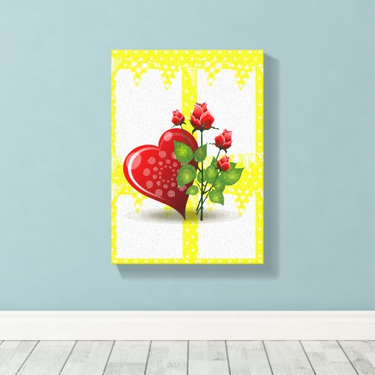 Valentijnsdag voor het afdrukken van gerasterd Can (Insitu (Houten vloer))