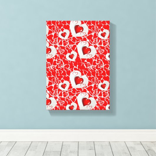 Valentijnsdag voor het afdrukken van gerasterd Can (Insitu (Houten vloer))