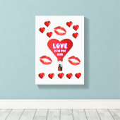 Valentijnsdag voor het afdrukken van gerasterd Can (Insitu (Houten vloer))