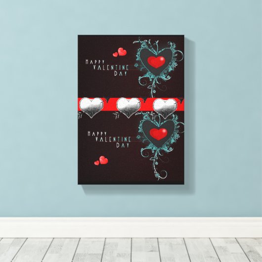 Valentijnsdag voor het afdrukken van gerasterd Can (Insitu (Houten vloer))