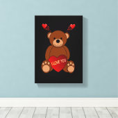 Valentijnsdag voor het afdrukken van gerasterd Can (Insitu (Houten vloer))