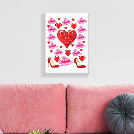 Valentijnsdag voor het afdrukken van gerasterd Can (Insitu (Woonkamer))