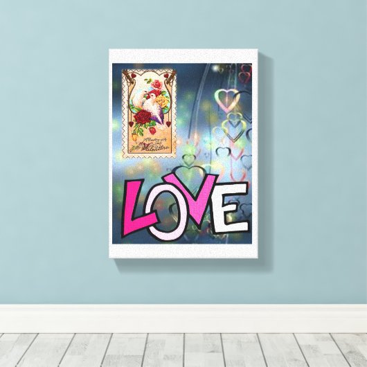 Valentijnsdag voor het afdrukken van gerasterd Can (Insitu (Houten vloer))