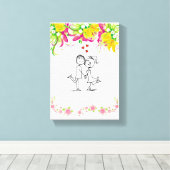 Valentijnsdag voor het afdrukken van gerasterd Can (Insitu (Houten vloer))