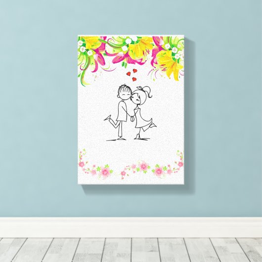 Valentijnsdag voor het afdrukken van gerasterd Can (Insitu (Houten vloer))