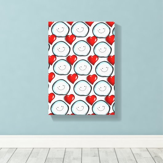 Valentijnsdag voor het afdrukken van gerasterd Can (Insitu (Houten vloer))