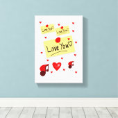 Valentijnsdag voor het afdrukken van gerasterd Can (Insitu (Houten vloer))