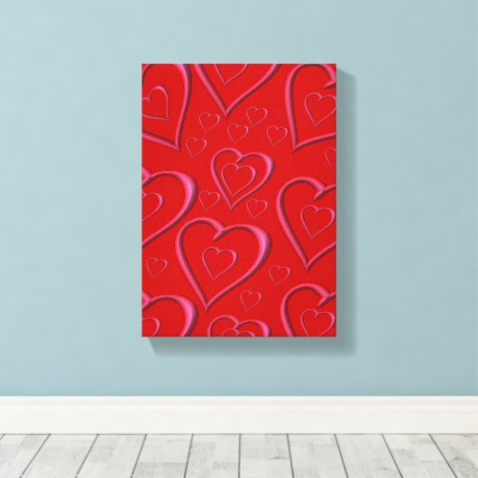 Valentijnsdag voor het afdrukken van gerasterd Can (Insitu (Houten vloer))