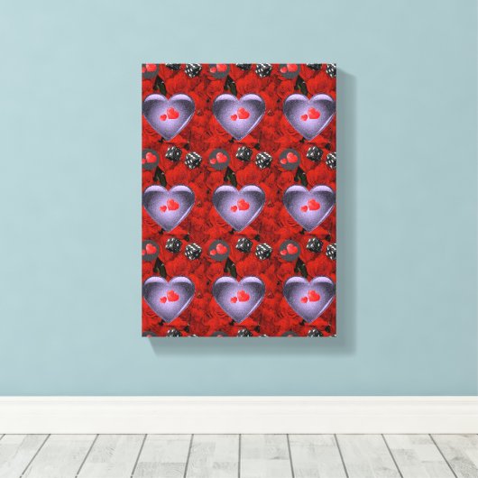 Valentijnsdag voor het afdrukken van gerasterd Can (Insitu (Houten vloer))