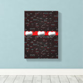 Valentijnsdag voor het afdrukken van gerasterd Can (Insitu (Houten vloer))