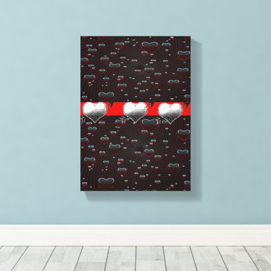 Valentijnsdag voor het afdrukken van gerasterd Can (Insitu (Houten vloer))