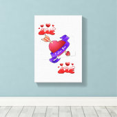 Valentijnsdag voor het afdrukken van gerasterd Can (Insitu (Houten vloer))