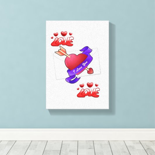 Valentijnsdag voor het afdrukken van gerasterd Can (Insitu (Houten vloer))