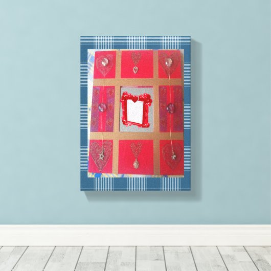 Valentijnsdag voor het afdrukken van gerasterd Can (Insitu (Houten vloer))