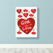 Valentijnsdag voor het afdrukken van gerasterd Can (Insitu (Houten vloer))