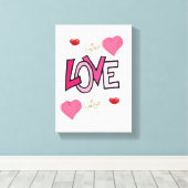 Valentijnsdag voor het afdrukken van gerasterd Can (Insitu (Houten vloer))