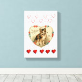 Valentijnsdag voor het afdrukken van gerasterd Can (Insitu (Houten vloer))