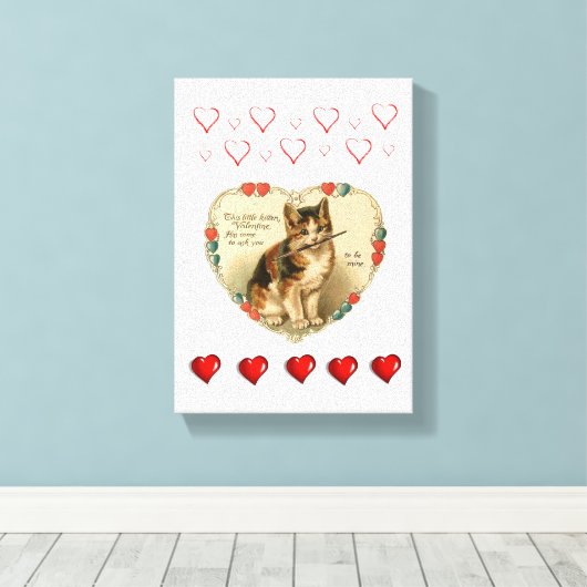 Valentijnsdag voor het afdrukken van gerasterd Can (Insitu (Houten vloer))