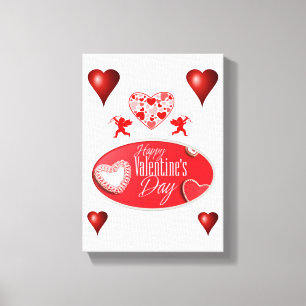 Valentijnsdag voor het afdrukken van gerasterd Can