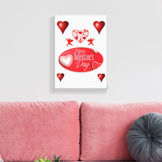 Valentijnsdag voor het afdrukken van gerasterd Can (Insitu (Woonkamer))