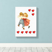 Valentijnsdag voor het afdrukken van gerasterd Can (Insitu (Houten vloer))