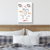 Valentijnsdag voor het afdrukken van gerasterd Can (Insitu (Slaapkamer))