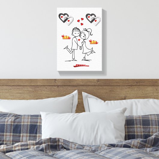 Valentijnsdag voor het afdrukken van gerasterd Can (Insitu (Slaapkamer))