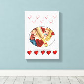 Valentijnsdag voor het afdrukken van gerasterd Can (Insitu (Houten vloer))