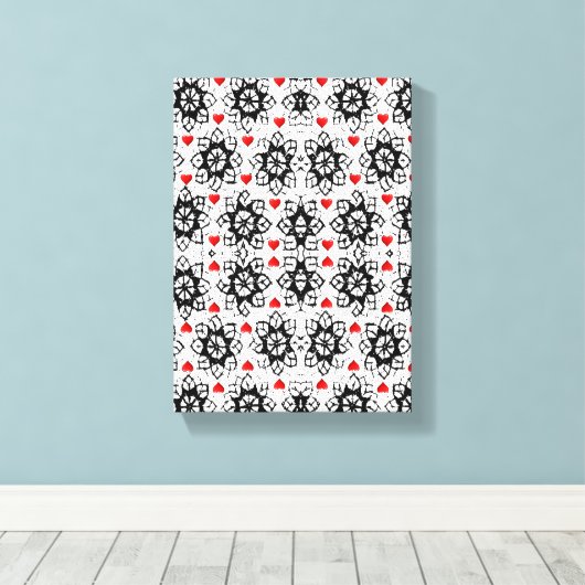 Valentijnsdag voor het afdrukken van gerasterd Can (Insitu (Houten vloer))