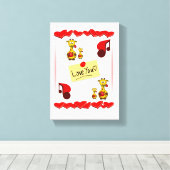 Valentijnsdag voor het afdrukken van gerasterd Can (Insitu (Houten vloer))