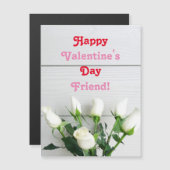 Valentijnsdag voor het Magnetisch Wenskaart Friend (Voorkant / Achterkant)