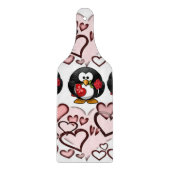 Valentijnsdag voor het snijpunt van glas Penguin Snijplank (Voorkant)