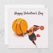 Valentijnsdag voor honkbalspeler met liefde feestdagenkaart (Voorkant / Achterkant)