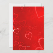 Valentijnsdag voor leraren feestdagenkaart (Achterkant)