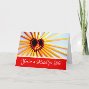 Valentijnsdag voor man en vrouw... Je bent een wed Kaart