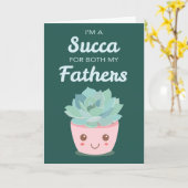 Valentijnsdag voor mijn vader met Kawaii Succulent Kaart (Gele Bloem)