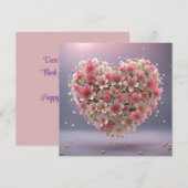 Valentijnsdag voor Moeder en Vader Feestdagenkaart (Voorkant / Achterkant)