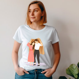 Valentijnsdag voor paren t-shirt
