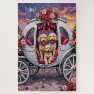 Valentijnsdag voor Poodle Honden Legpuzzel