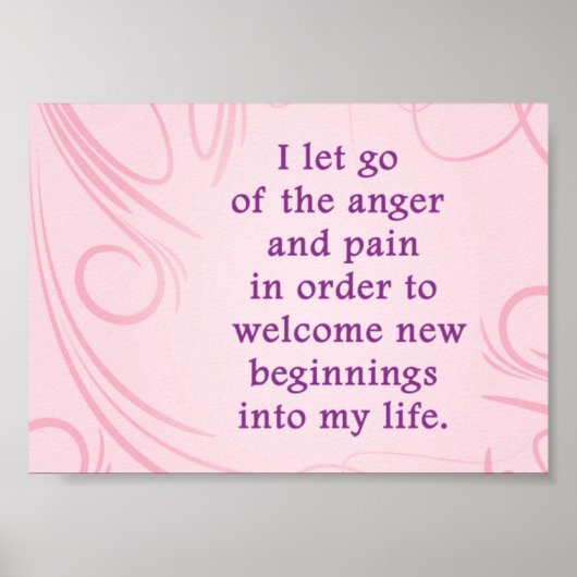 Valentijnsdag voor positieve bevestiging vergiffen poster (Voorkant)