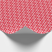 Valentijnsdag voor rode en roze karton cadeaupapier (Hoek)